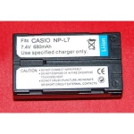 Compatible Casio NP-L7 battery for digital cameras and camcorders