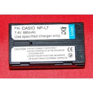 Compatible Casio NP-L7 battery for digital cameras and camcorders
