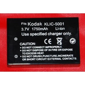 Compatible Kodak KLIC-5001 battery for digital cameras and camcorders