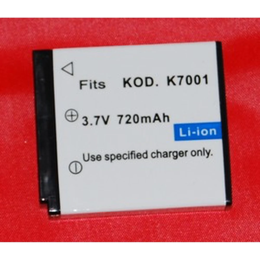 Compatible Kodak KLIC-7001 battery for digital cameras and camcorders
