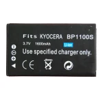 Compatible Kyocera BP-1100S battery for digital cameras and camcorders