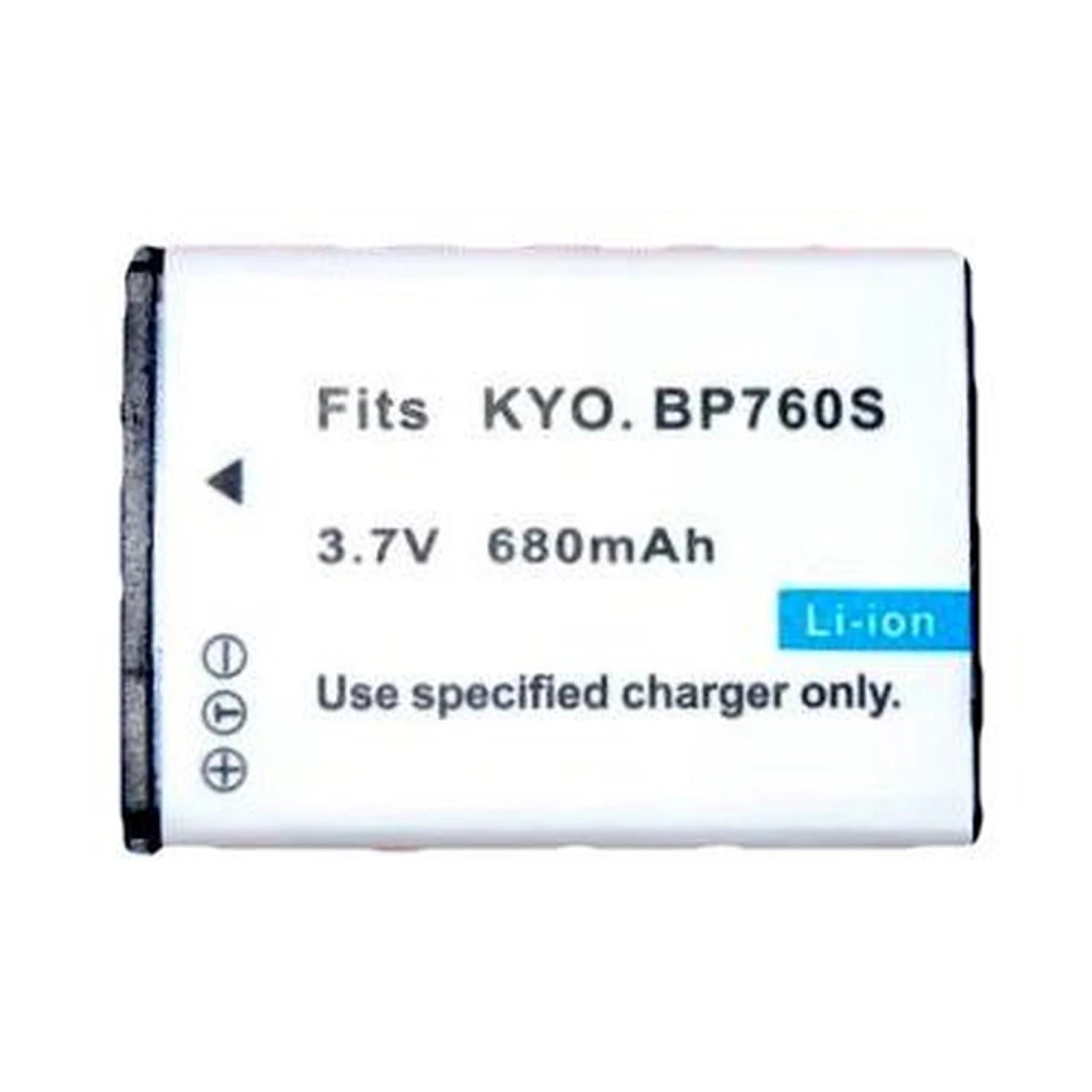 Compatible Kyocera BP-760S battery for digital cameras and camcorders