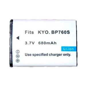 Compatible Kyocera BP-760S battery for digital cameras and camcorders