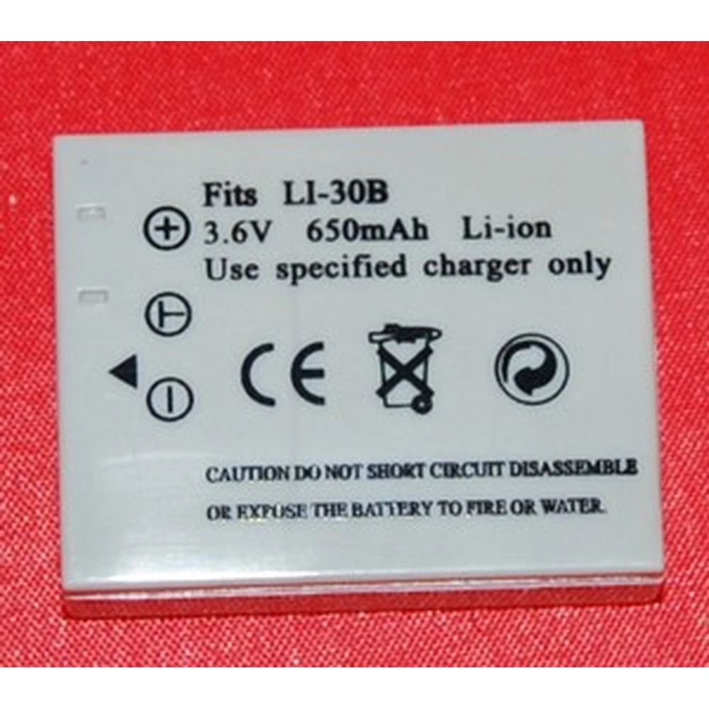 Compatible Olympus LI-30B battery for Olympus digital cameras