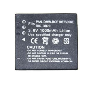 Compatible Panasonic CGA-008E/BCE10E battery for Panasonic digital cameras