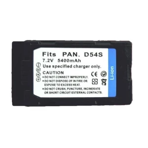 satkit Panasonic CGP-D54 Compatible Battery 7.2V 5400mAh for Panasonic cameras