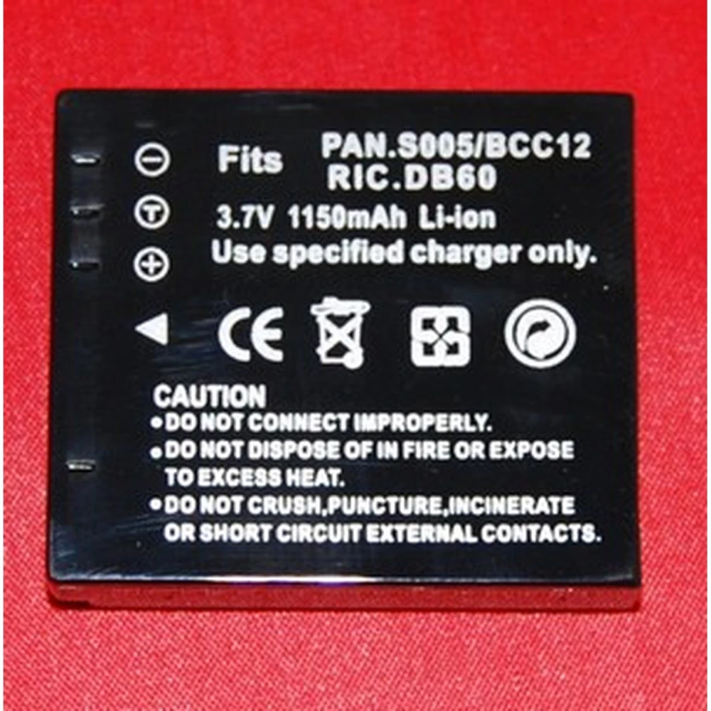 Compatible Panasonic S005 BCC12 Battery for digital cameras and camcorders