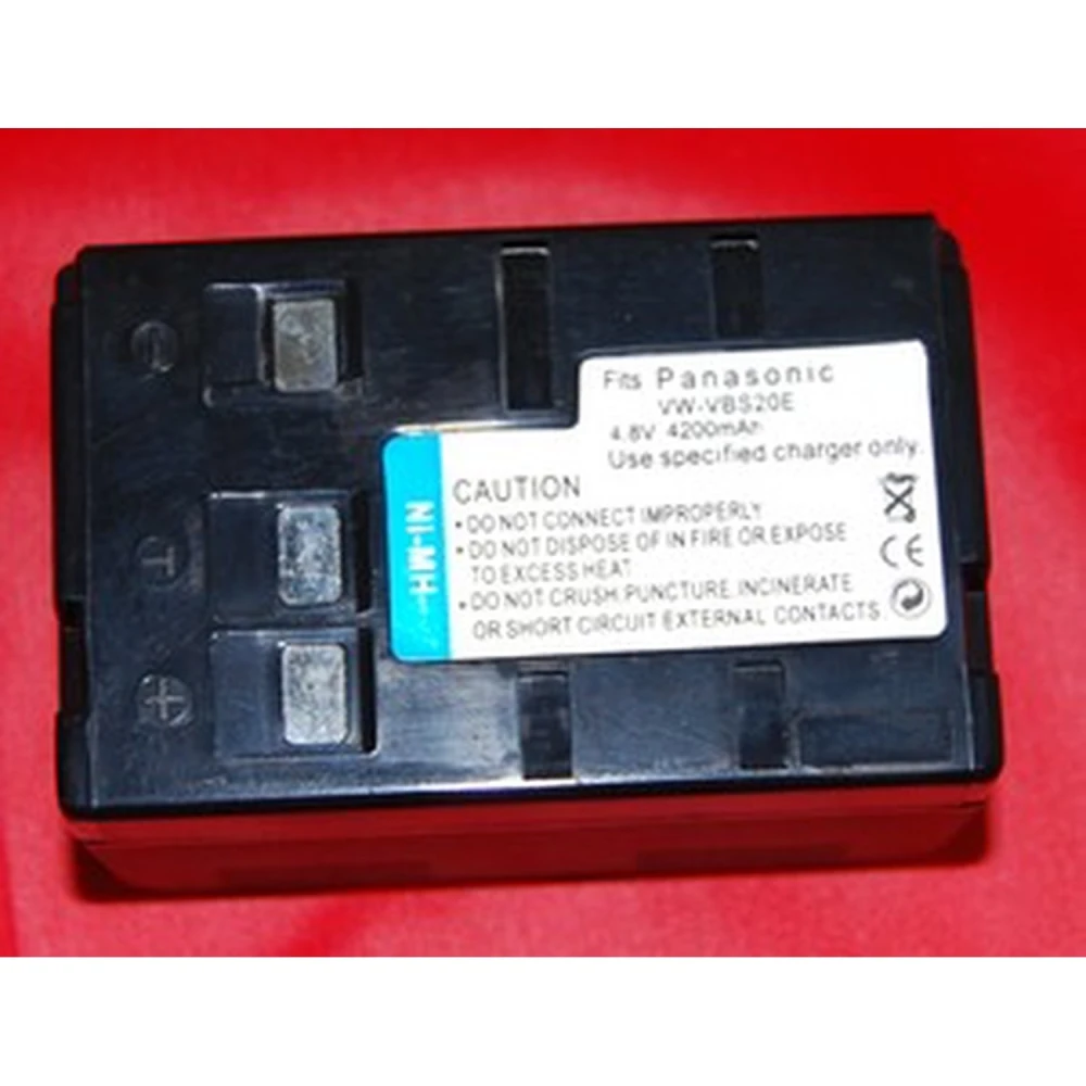 Compatible Panasonic VBS20E 4.8V 4200mAh Ni-MH battery for cameras