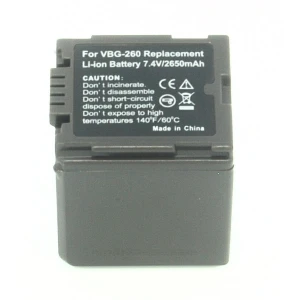 Compatible Panasonic VW-VBG260 Battery for digital cameras and camcorders