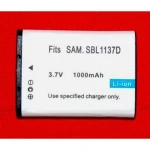 Compatible Samsung SB-1137D Li-Ion Battery 7.4V 1000mAh for cameras