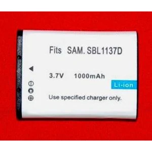 Compatible Samsung SB-1137D Li-Ion Battery 7.4V 1000mAh for cameras