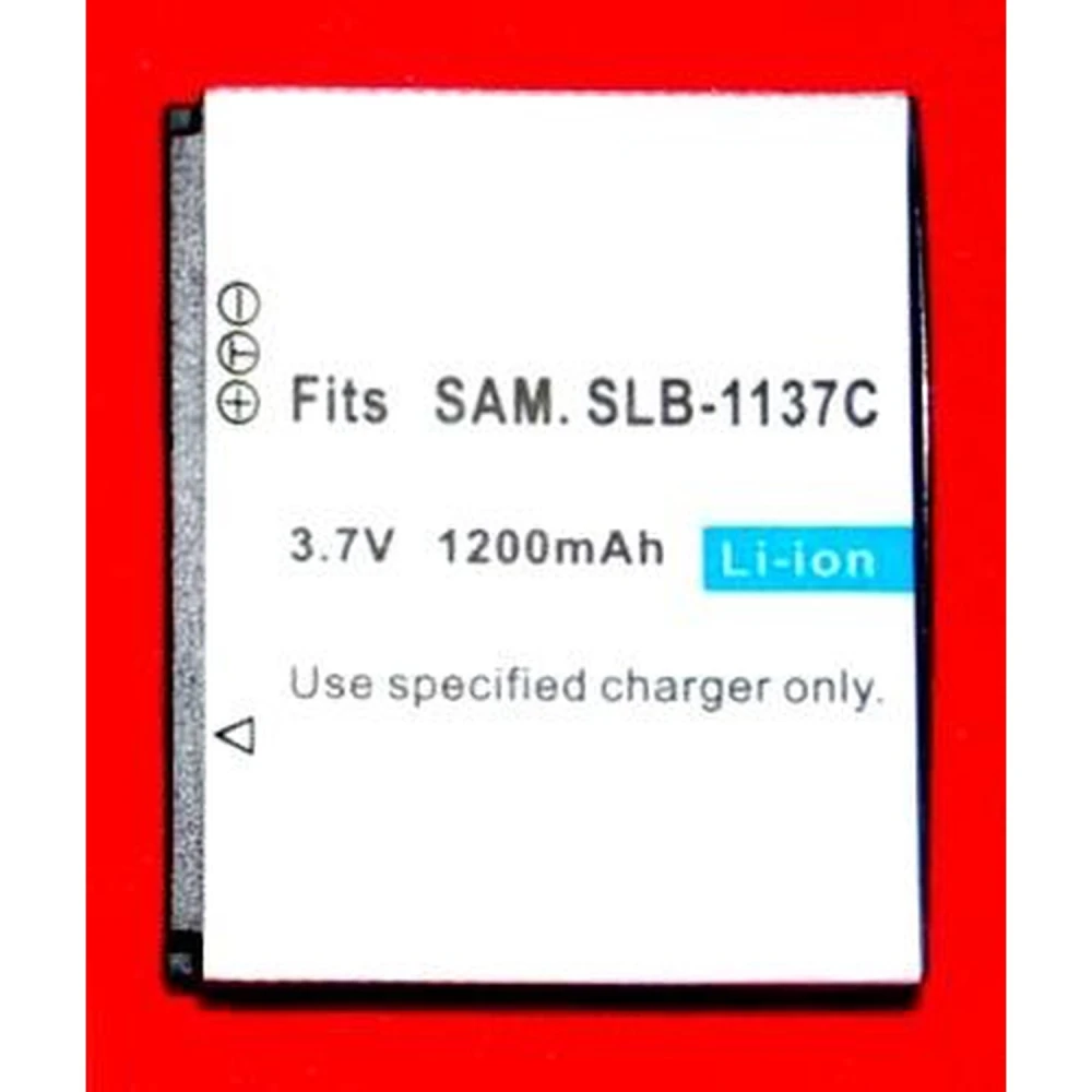 Compatible Samsung SB-L1137C Li-Ion Battery 7.4V 1600mAh for cameras