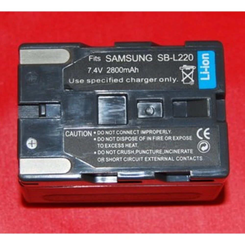 Compatible Samsung SB-L220 battery for digital cameras and camcorders