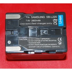 Compatible Samsung SB-L220 battery for digital cameras and camcorders
