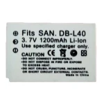 Compatible Sanyo DB-L40 Battery for Sanyo Xacti Digital Cameras