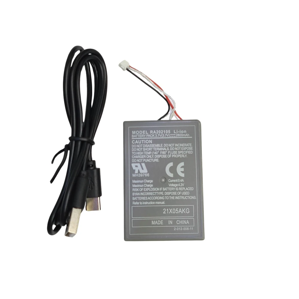 2800 mAh high-capacity replacement battery for PS5 DualSense controller