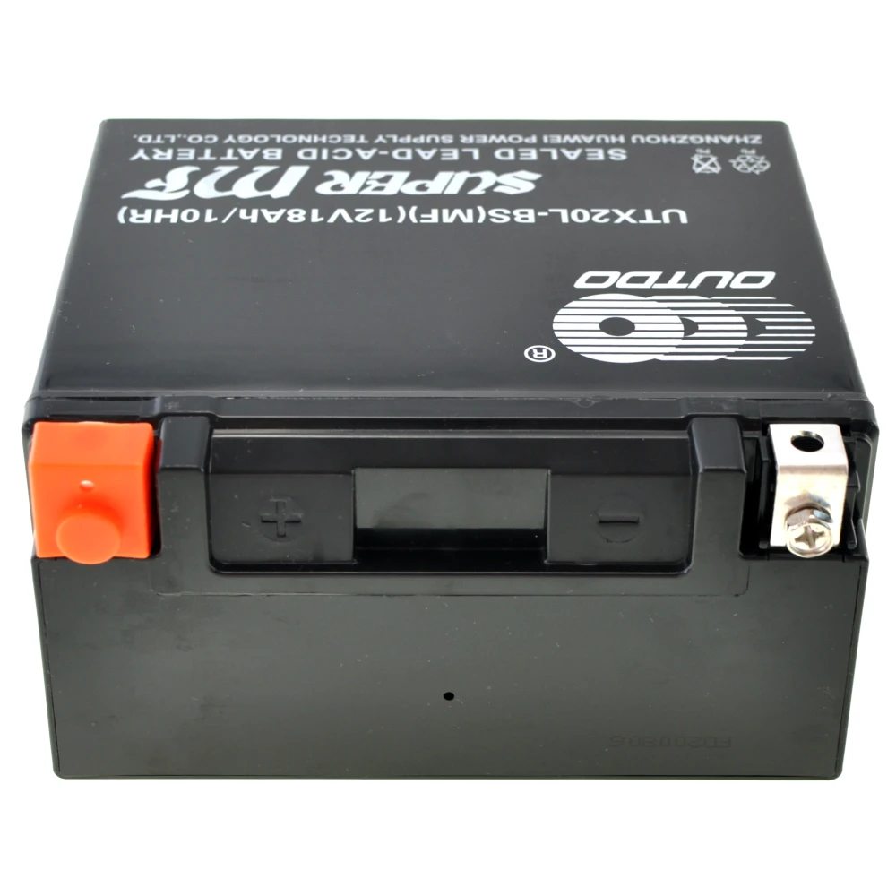 High-performance, long-life YTX20L-BS gel motorcycle battery 12V 20Ah