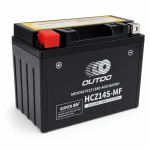 Motorcycle Battery AGM 12V 12Ah OUTDO HCZ14S-MF - Compatible Yuasa YTZ14S(-BS) / GTZ14S / ETZ14S