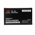 Motorcycle Battery AGM 12V 12Ah OUTDO UTX14-BS(MF) - Compatible Yuasa YTX14-BS / GTX14-BS / ETX14-BS