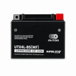 Motorcycle Battery AGM 12V 4Ah OUTDO UTX4L-BS(MF) - Compatible Yuasa YTX4L-BS / GTX4L-BS / ETX4L-BS