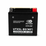 Motorcycle Battery AGM 12V 5Ah OUTDO UTX5L-BS(MF) - Compatible Yuasa YTX5L-BS / GTX5L-BS / ETX5L-BS