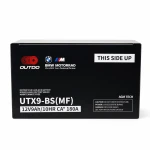 Motorcycle Battery AGM 12V 9Ah OUTDO UTX9-BS(MF) - Compatible Yuasa YTX9-BS / GTX9-BS / ETX9-BS