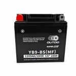 Motorcycle Battery AGM 12V 9Ah OUTDO YB9-BS(MF) - Compatible Yuasa YB9-B / GS GM9Z-3B-1 / GS YB9-B / 12N9-4B-1 (flooded)