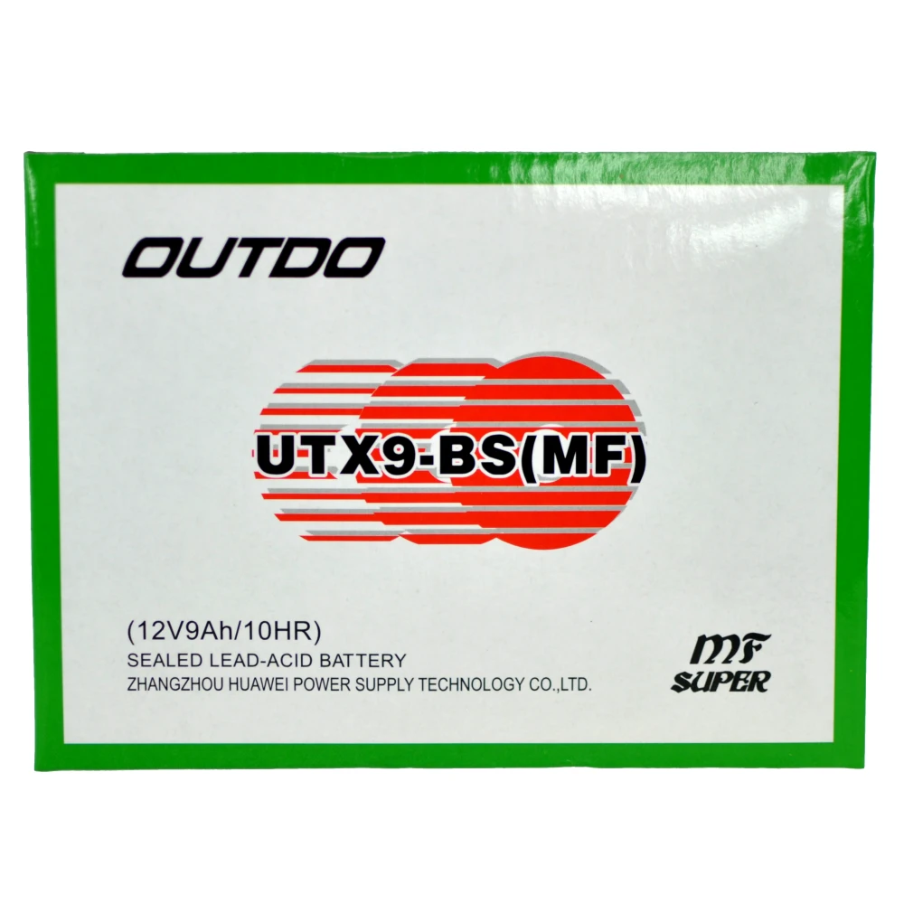 High-Performance, Long-Lasting UTX9A YTX9-BS Gel Motorcycle Battery