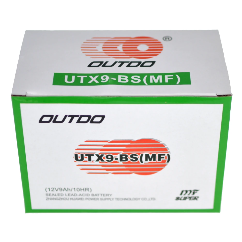 High-Performance, Long-Lasting UTX9A YTX9-BS Gel Motorcycle Battery