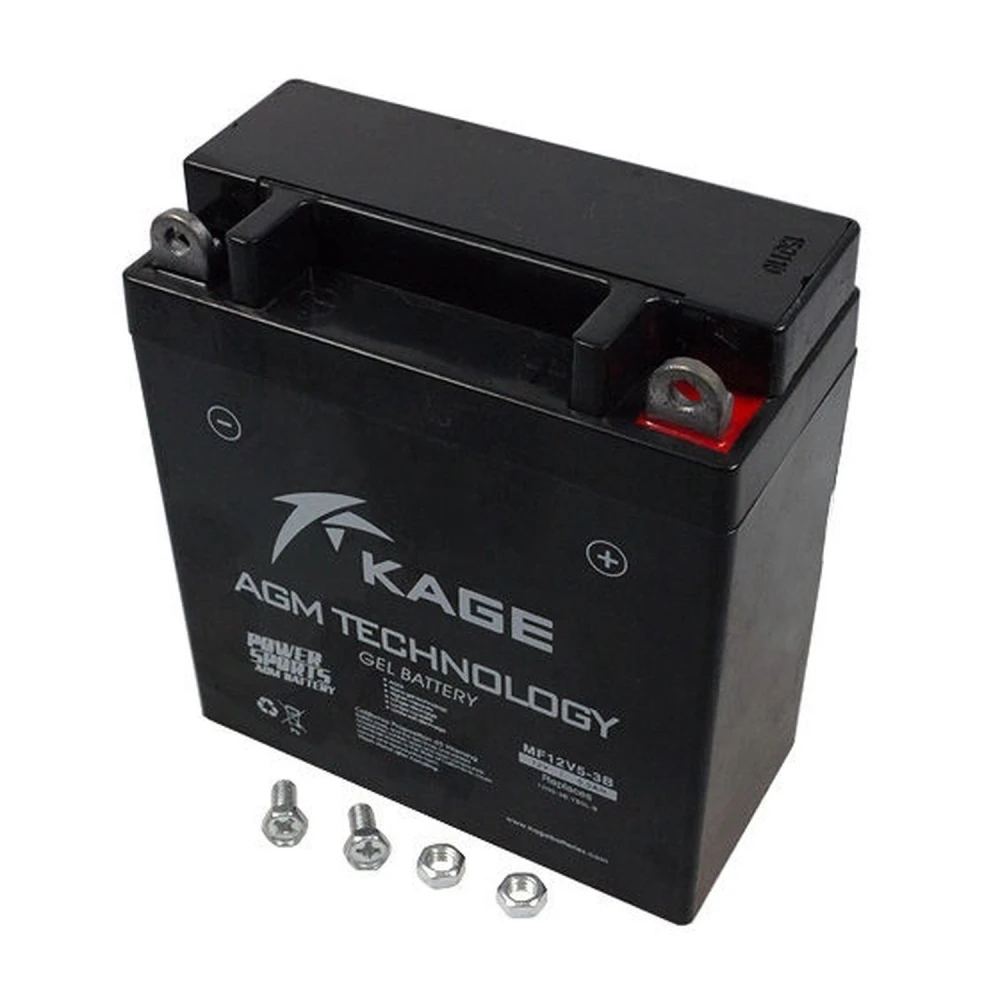 YB5L-B Gel Motorcycle Battery 12V 5.5Ah for high-performance bikes