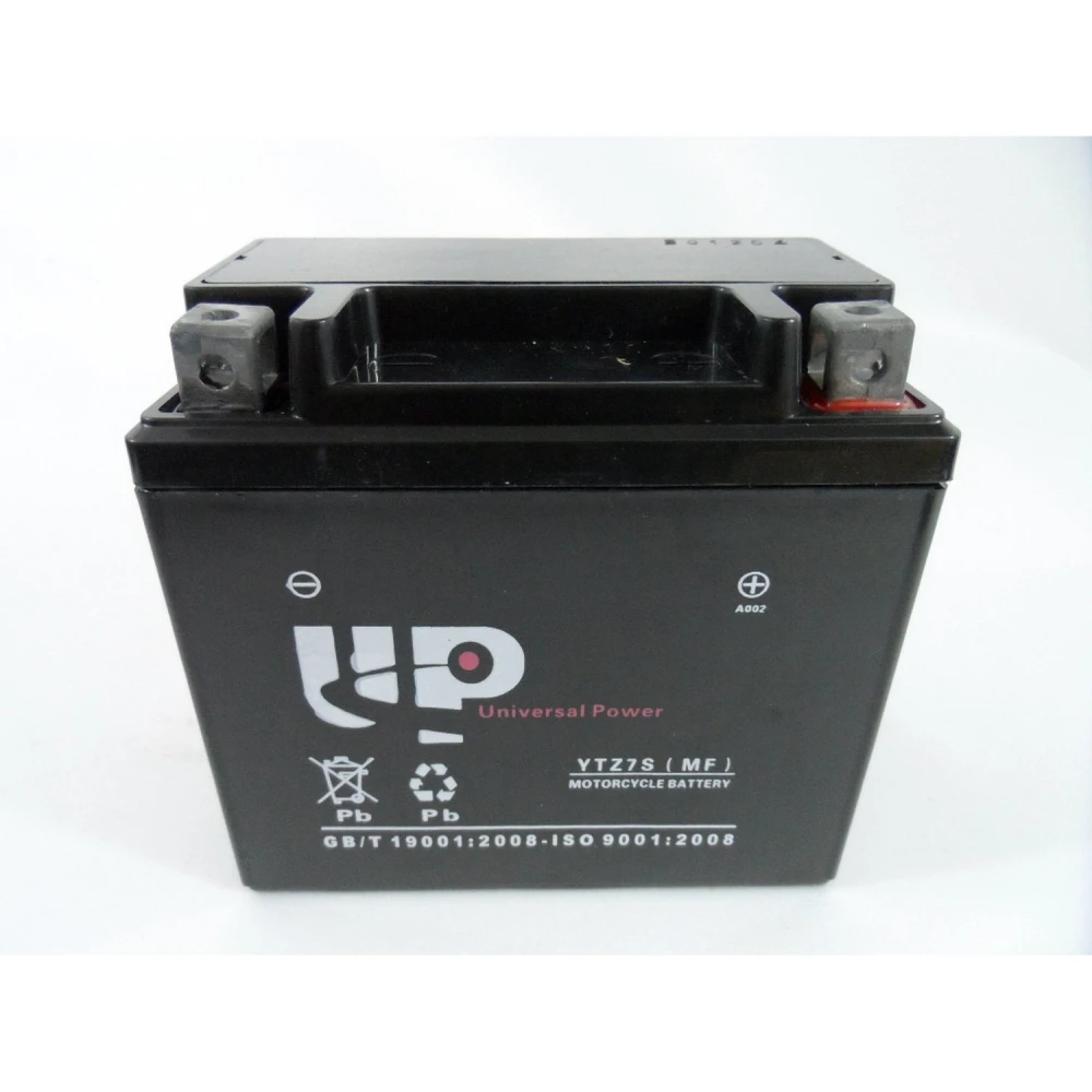 YTZ7S Motorcycle Battery 12V 6Ah - Compatible with Many Bike Models