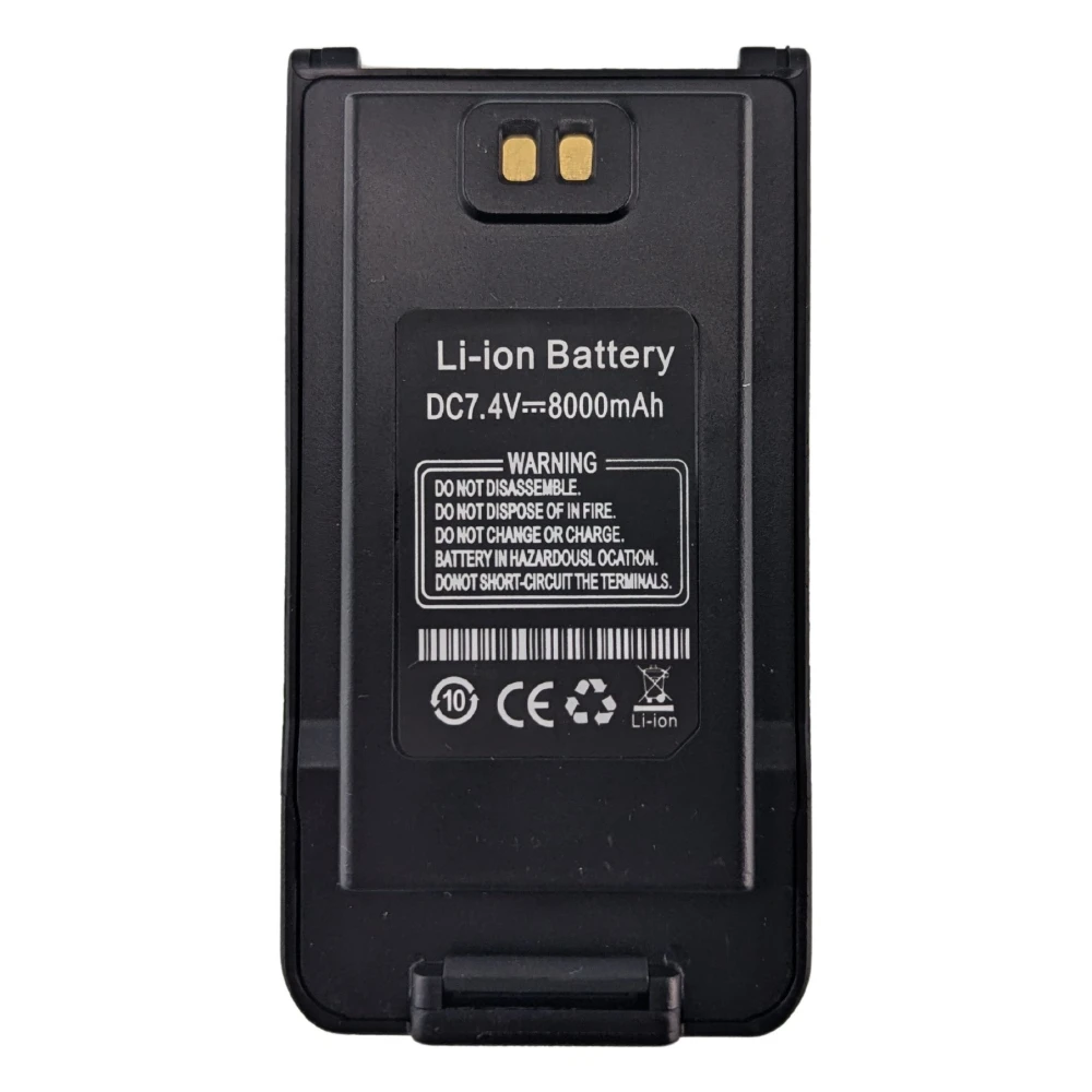 Original high-capacity Baofeng UV-9R Plus 8000mAh battery for handheld radios
