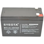 12V 7Ah Rechargeable Lead Acid Battery SY7-12 for Alarms, UPS and More