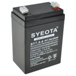 Rechargeable lead acid battery 4V 7.5Ah SY7.5-4 for alarms, scales and toys