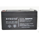 6V 1.3Ah Rechargeable Lead Acid Battery for Burglar and Fire Alarms SY6V1.3