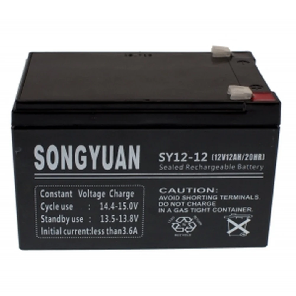 Rechargeable 12V 12Ah Sealed Lead Acid Battery SY12-12 Songyuan