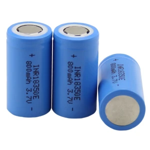 High-quality, durable 18350 Rechargeable Battery 800mAh 3.7V Li-ion