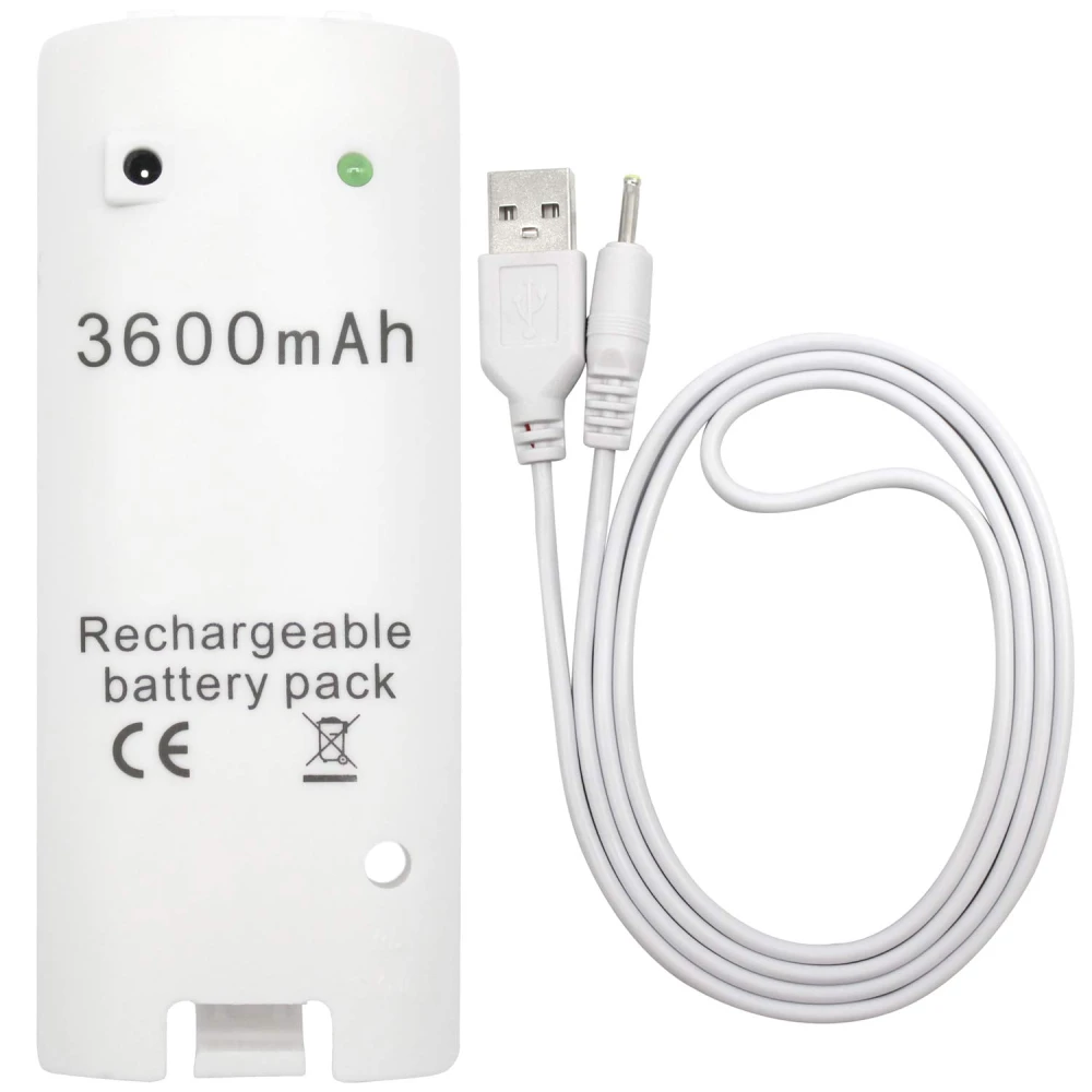 3600mAh rechargeable battery for Wii controllers - Power and runtime