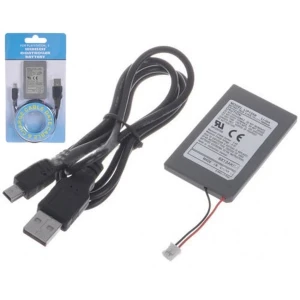 satkit PS3 rechargeable controller battery 1800mAh with USB charging cable for PlayStation 3