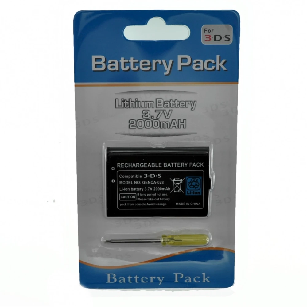 Compatible and durable rechargeable battery for Nintendo 3DS 3.7V 2000mAh
