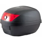 Universal 28L motorcycle top box for helmet with lock and reflectors