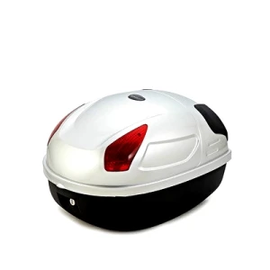 satkit 17L White Bike Helmet Top Box JZH-818 for 1 Helmet