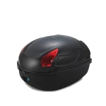 17L Black Bike Helmet Top Box JZH-818 for 1 Helmet with Lock