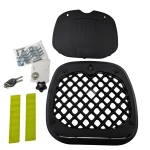 Universal Motorcycle Top Box 45L - Square Helmet Case for 1 Helmet