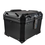 Universal Motorcycle Top Box 45L - Square Helmet Case for 1 Helmet
