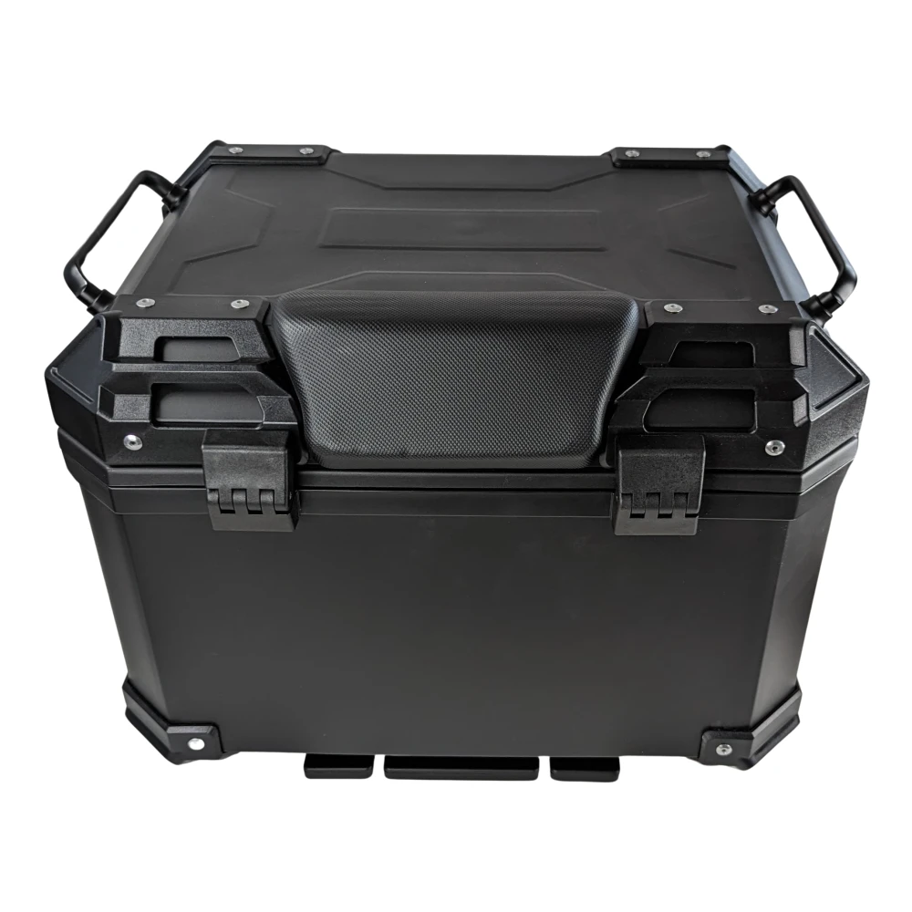 Universal Motorcycle Top Box 45L - Square Helmet Case for 1 Helmet