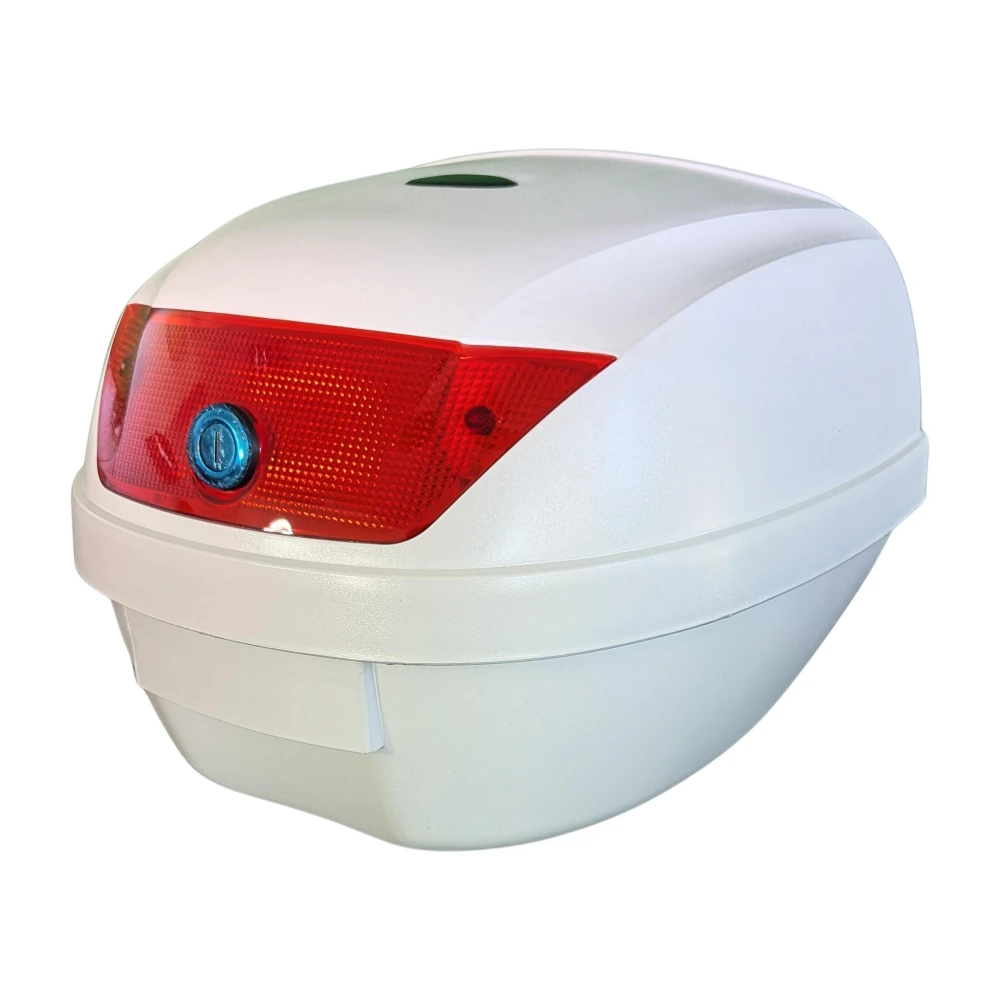 Universal 28L Motorcycle Top Box White - Helmet Box Mod-YM-0807
