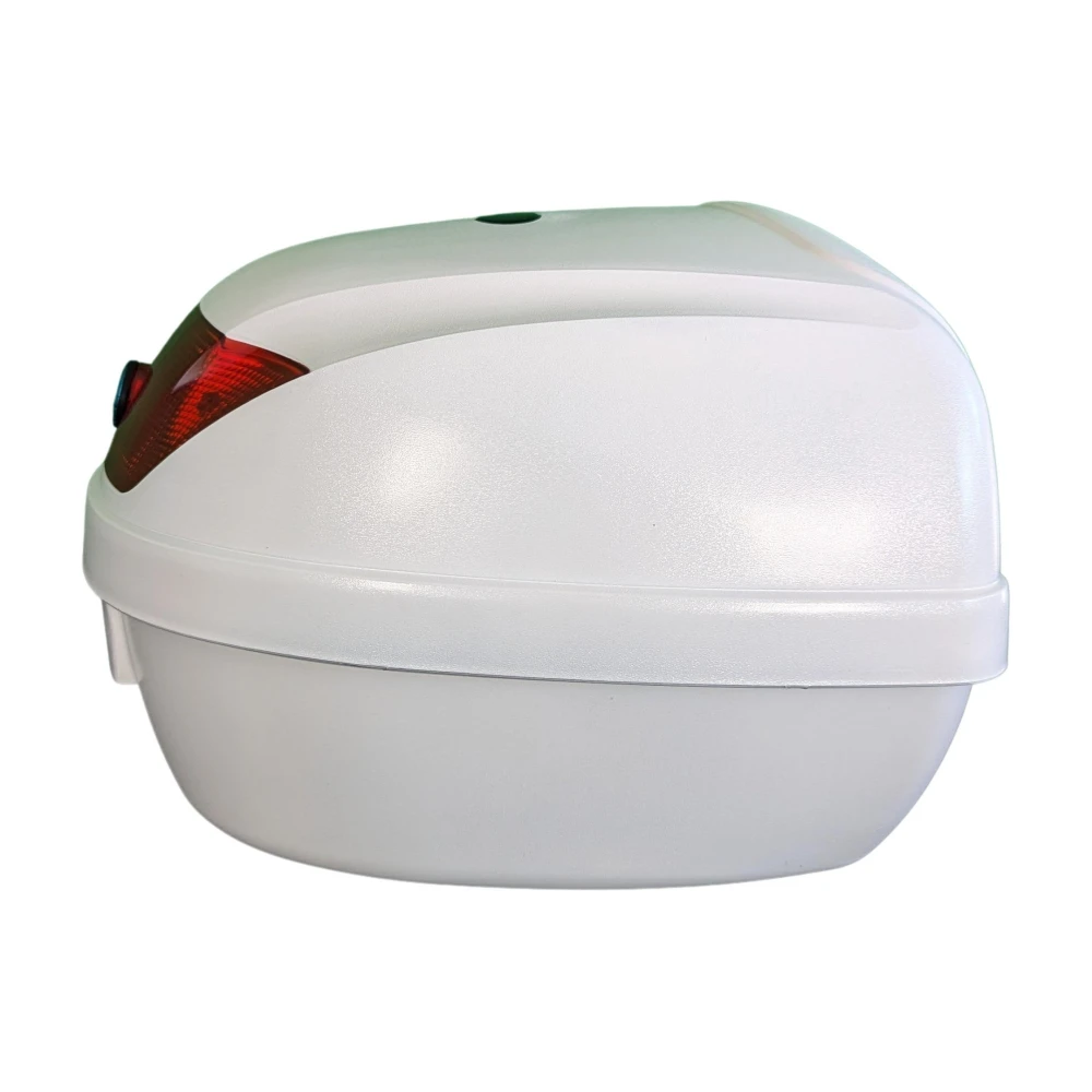 Universal 28L Motorcycle Top Box White - Helmet Box Mod-YM-0807