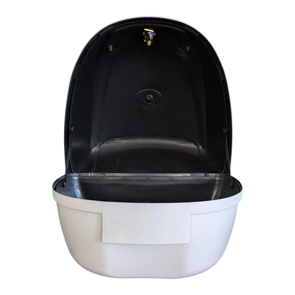 Universal 28L Motorcycle Top Box White - Helmet Box Mod-YM-0807