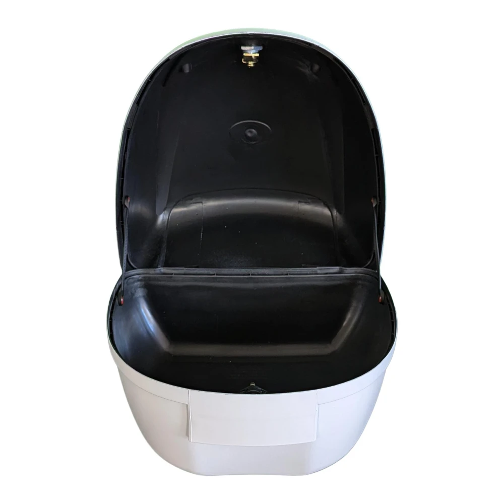 Universal 28L Motorcycle Top Box White - Helmet Box Mod-YM-0807